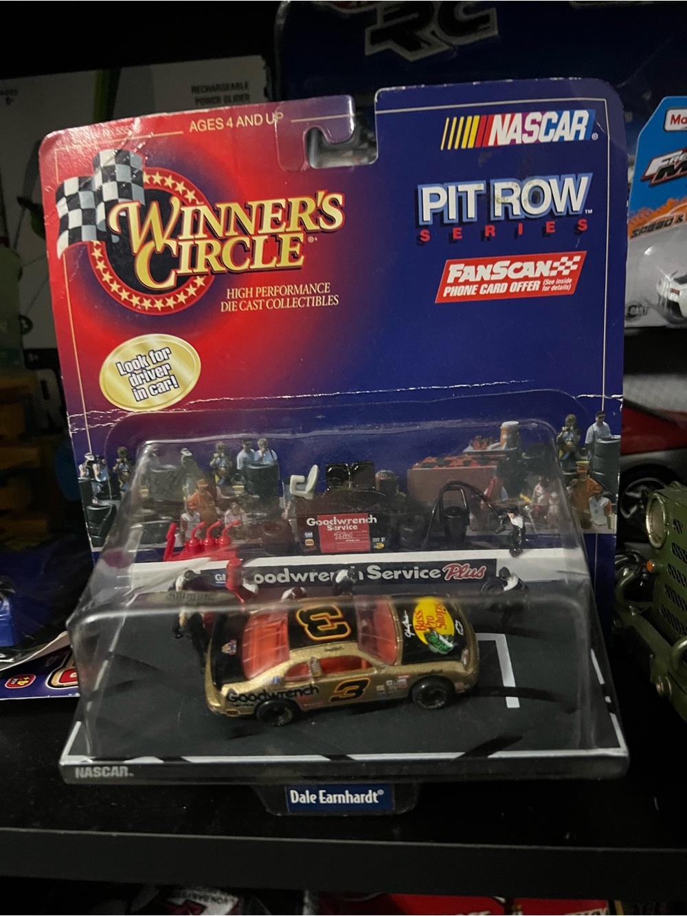 Winner's Circle NASCAR Dale Earnhardt Goodwrench Die-Cast Car - Black & Gold